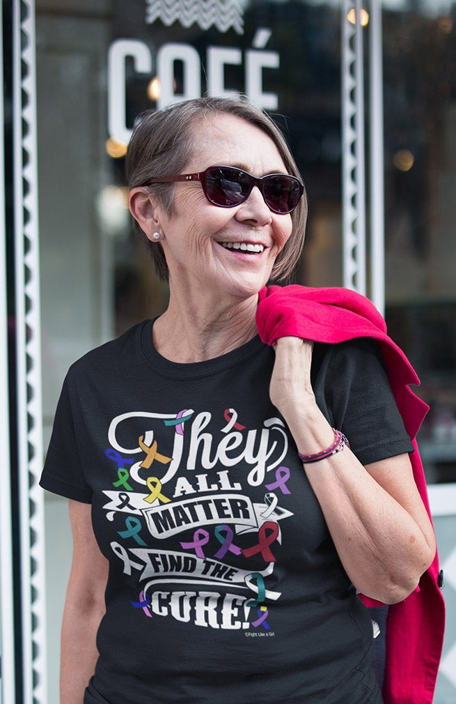 "They All Matter 2" Unisex T-Shirt - Black