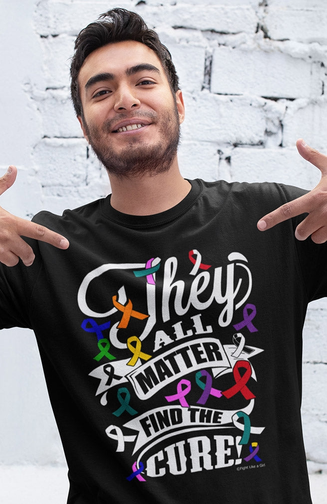 "They All Matter 2" Unisex T-Shirt - Black