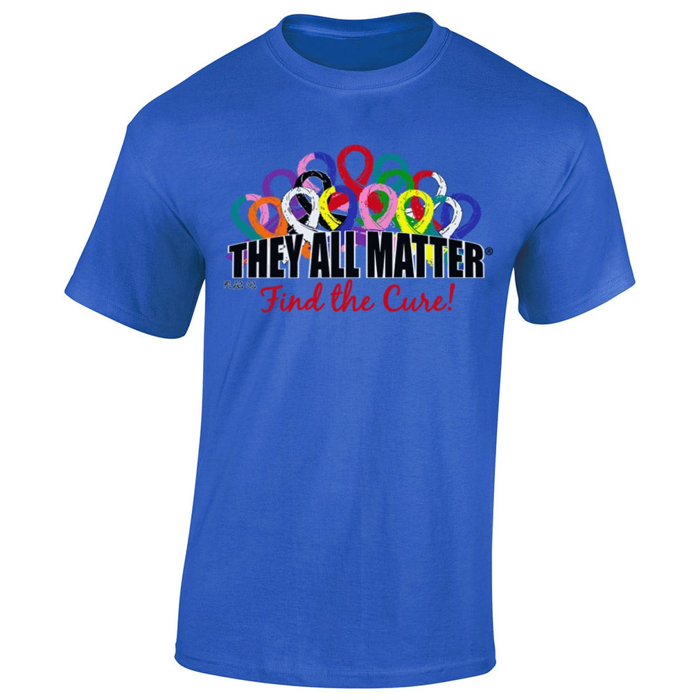 "They All Matter" Unisex T-Shirt - Blue
