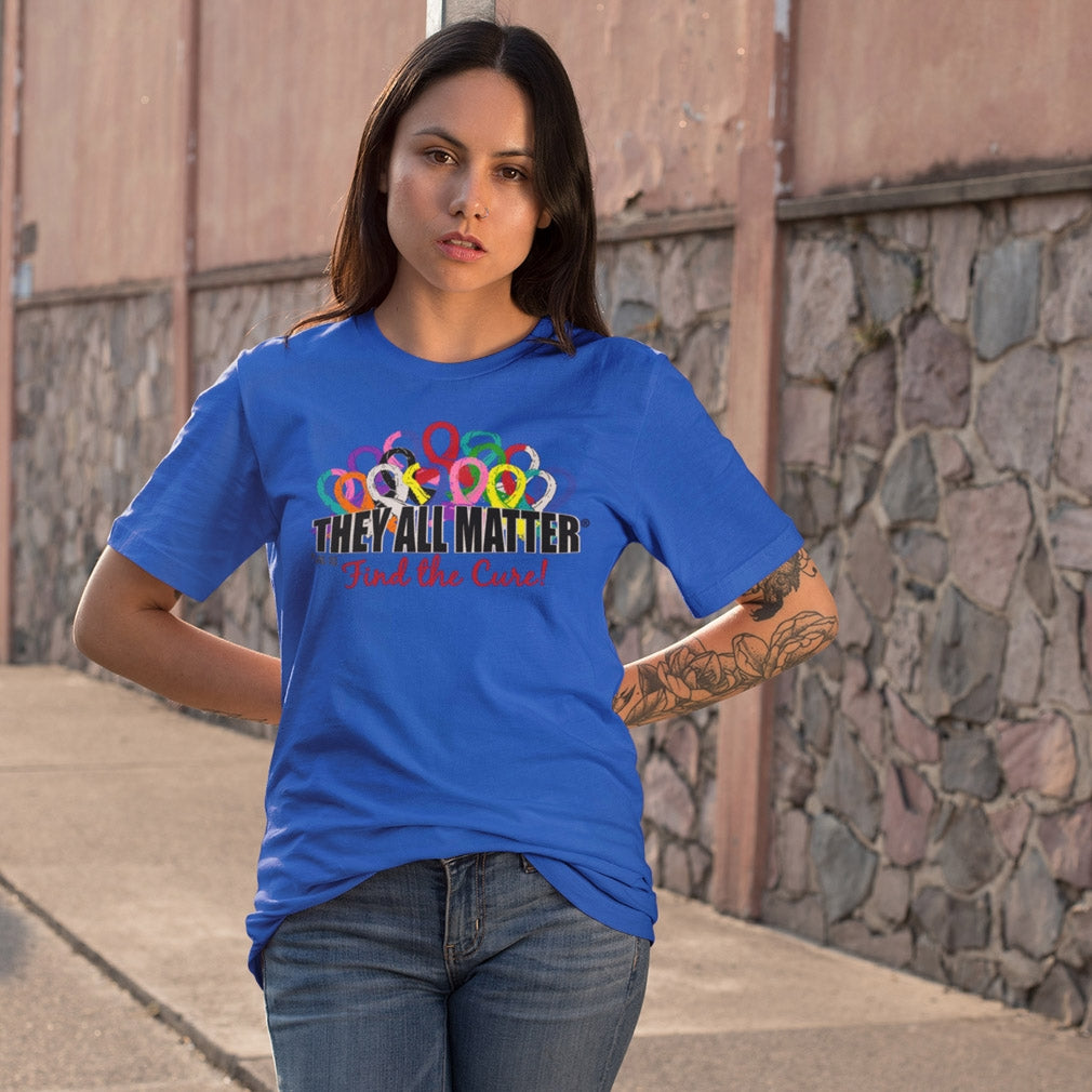 "They All Matter" Unisex T-Shirt - Blue