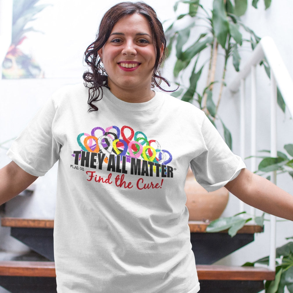 "They All Matter" Unisex T-Shirt - White