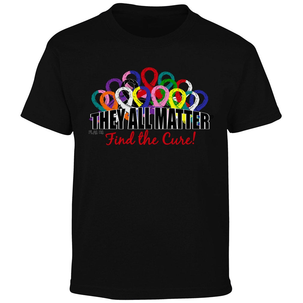 "They All Matter" Youth T-Shirt - Black