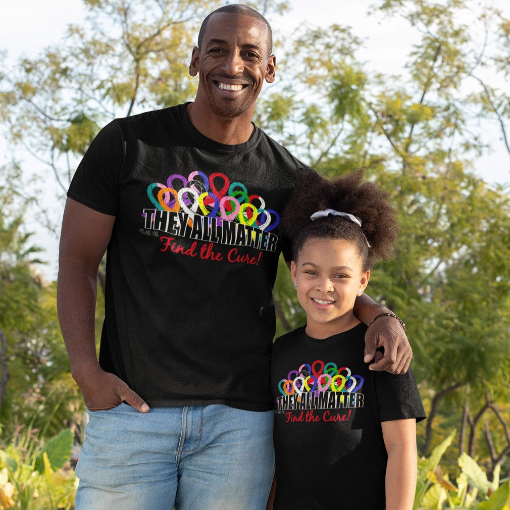 "They All Matter" Youth T-Shirt - Black