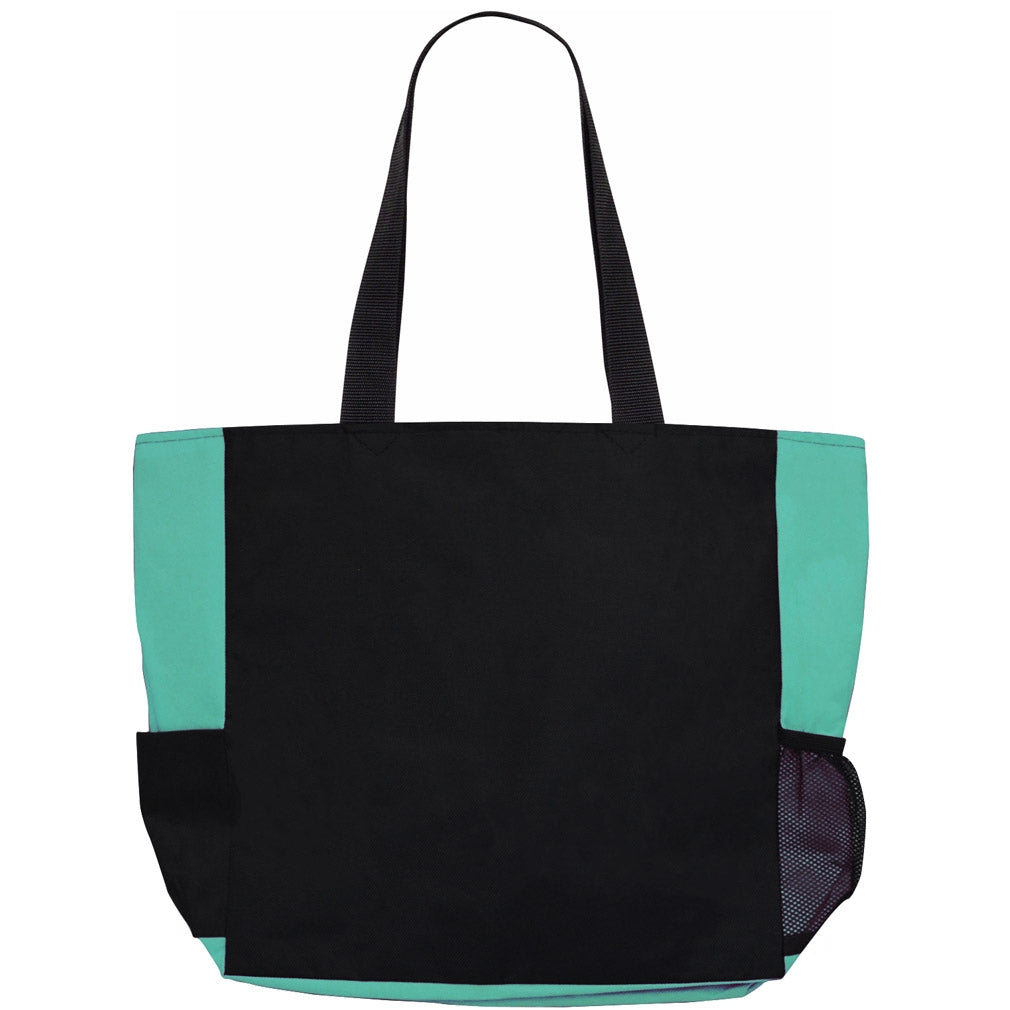 Fight Like a Girl Script" Dakota Tote Bag - Teal
