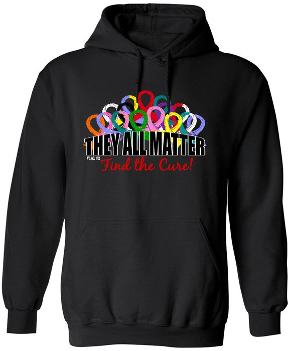They All Matter Hoodie Awareness Ribbons