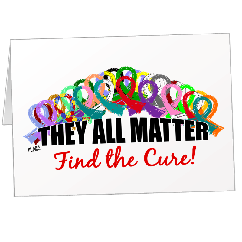 They All Matter All Ribbons Note Cards