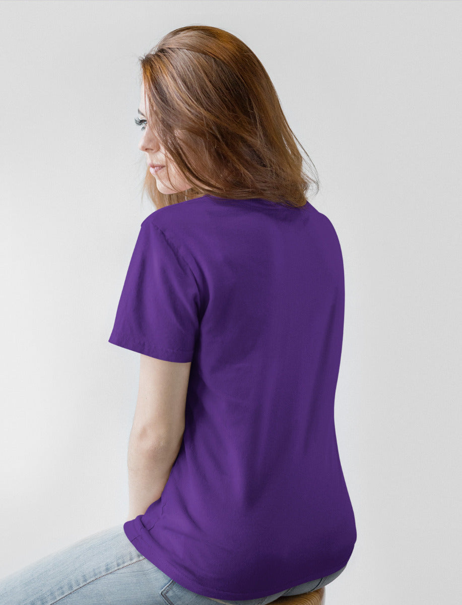 Fight Like a Girl Signature Unisex T-Shirt - Purple