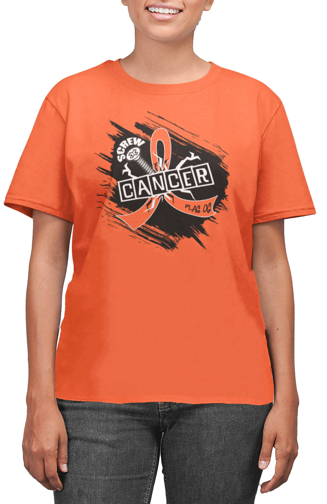 Screw Cancer Unisex T-Shirt - Orange