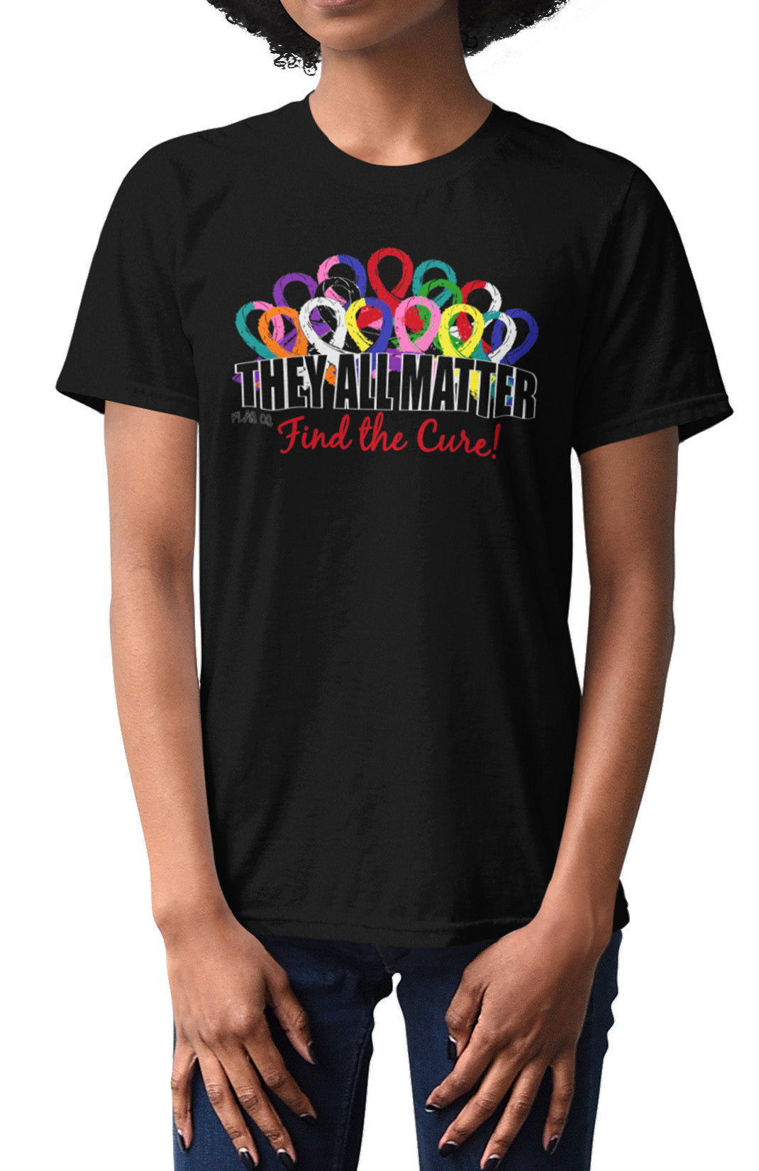 They All Matter Unisex T-Shirt - Black