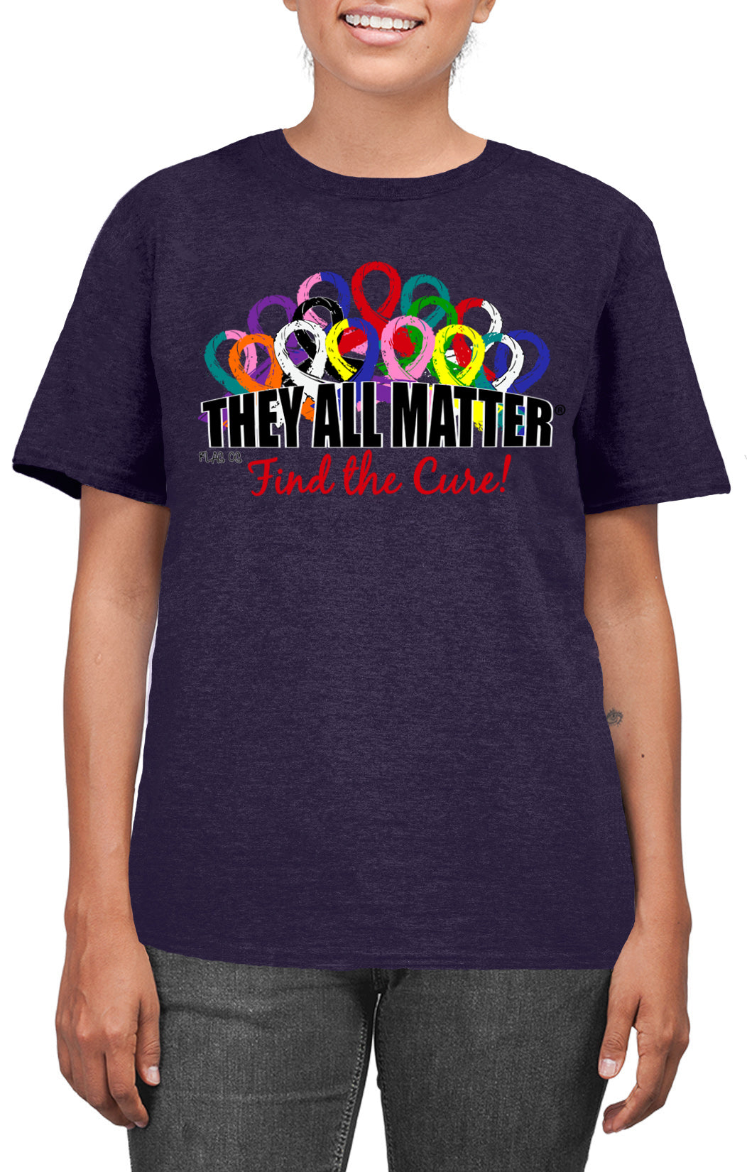 They All Matter Unisex T-Shirt - Blackberry