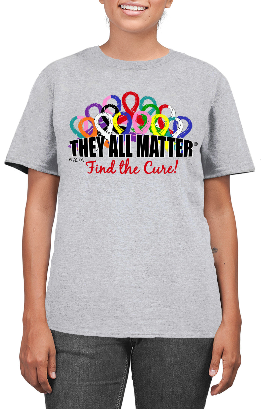They All Matter Unisex T-Shirt - Heather Grey