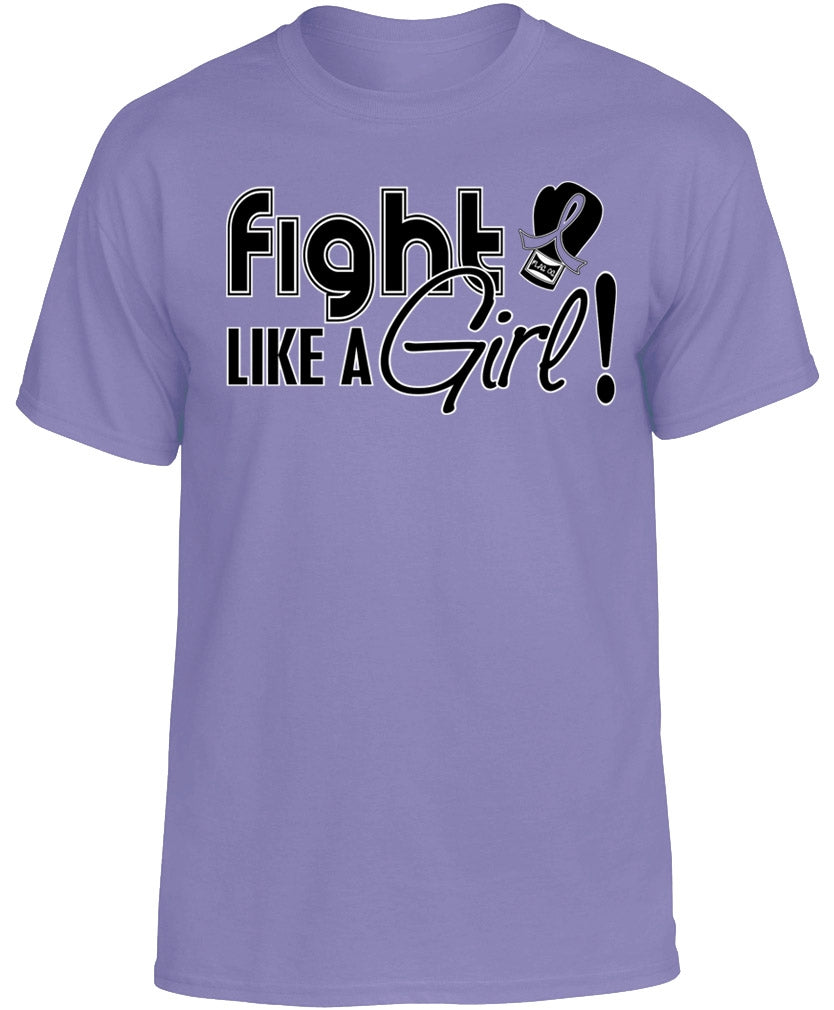 "Fight Like a Girl Signature" Unisex T-Shirt - Violet