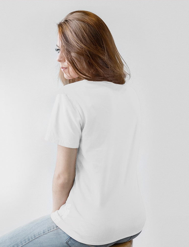 "Fight Like a Girl Signature" Unisex T-Shirt - White