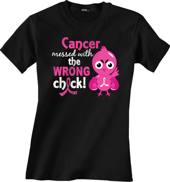Breast Cancer Messed With Wrong Chick T-Shirt