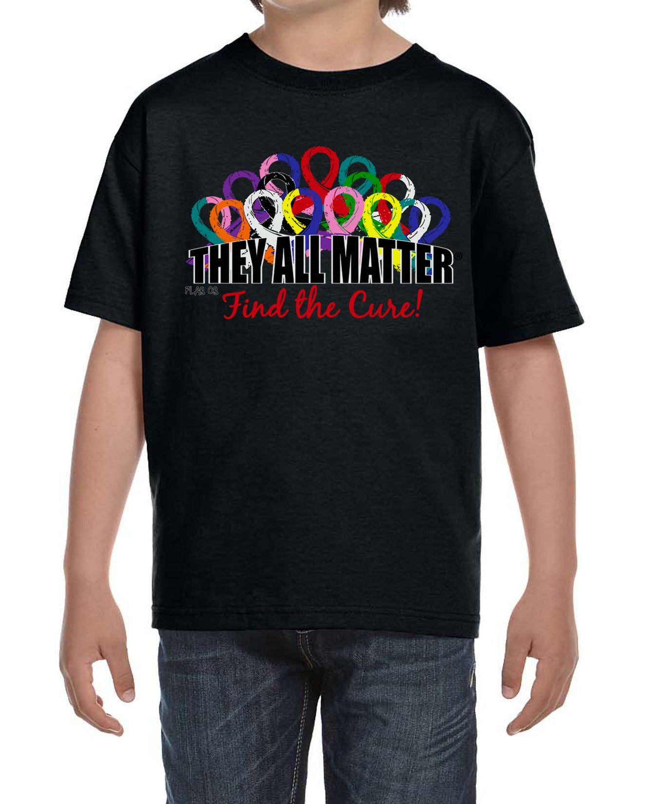 They All Matter Youth T-Shirt - Black