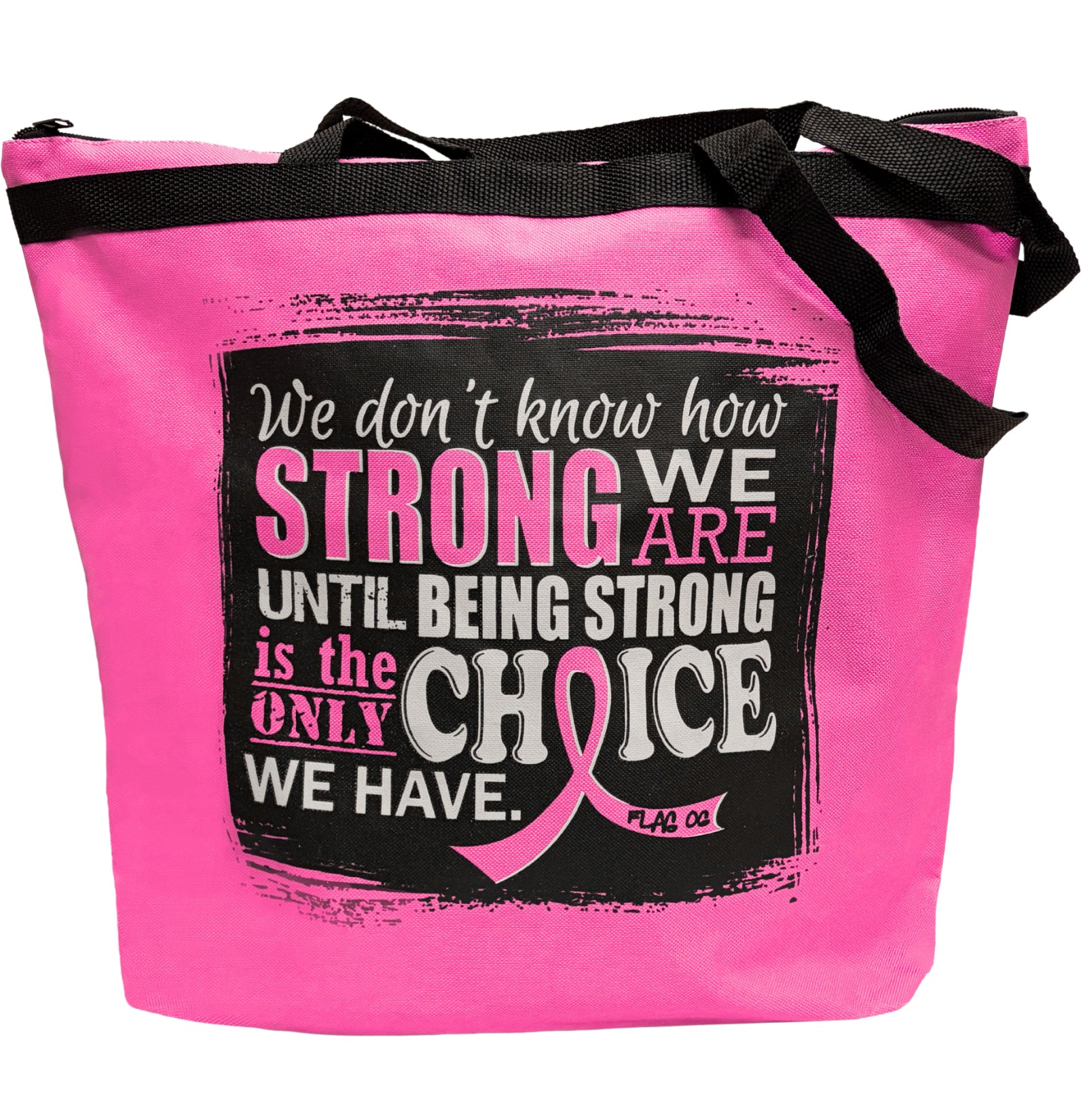 How Strong We Are Darcey Tote Bag - Hot Pink