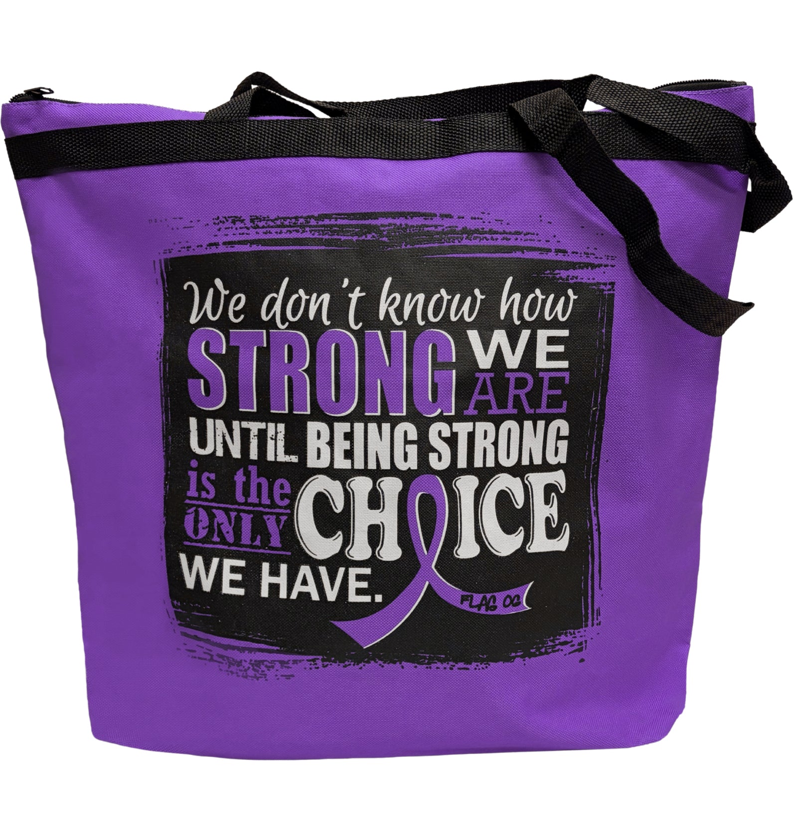 How Strong We Are Darcey Tote Bag - Purple