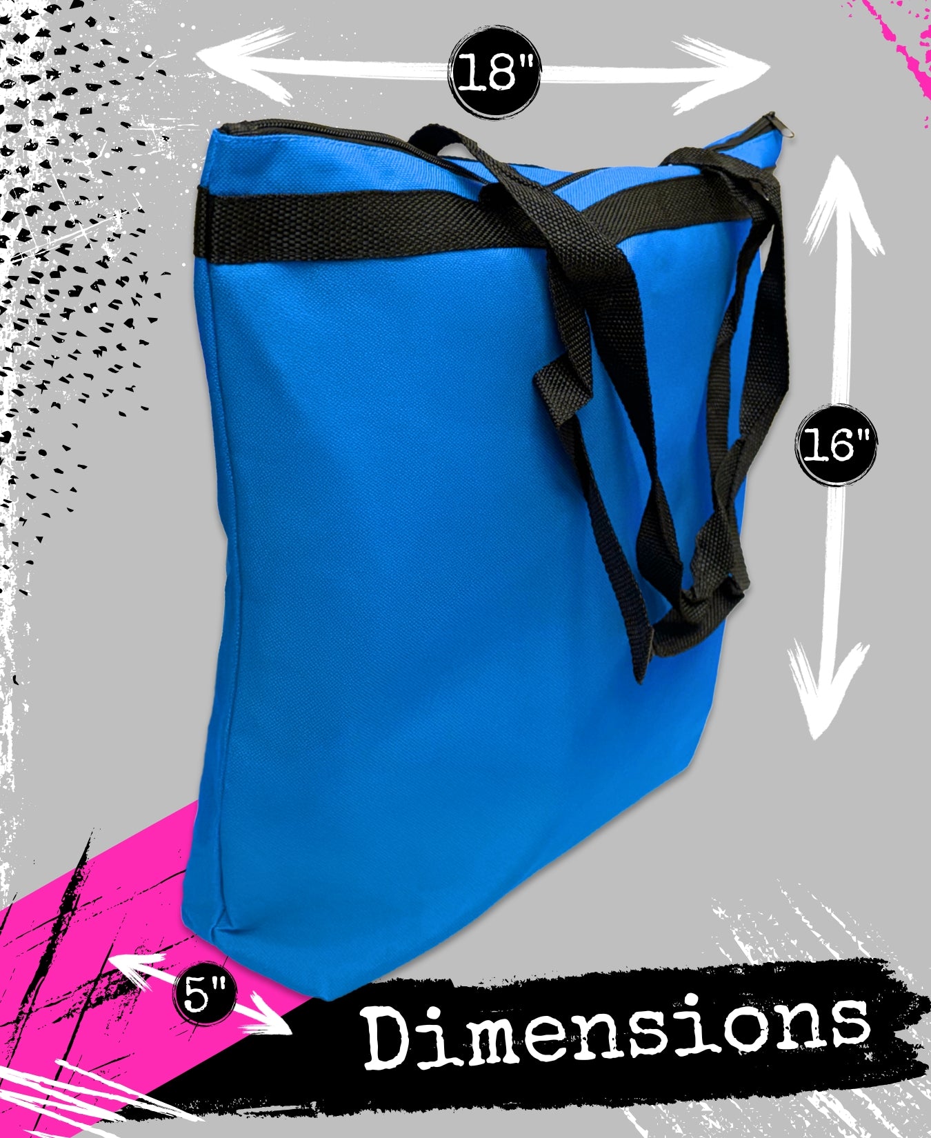 How Strong We Are Darcey Tote Bag - Blue