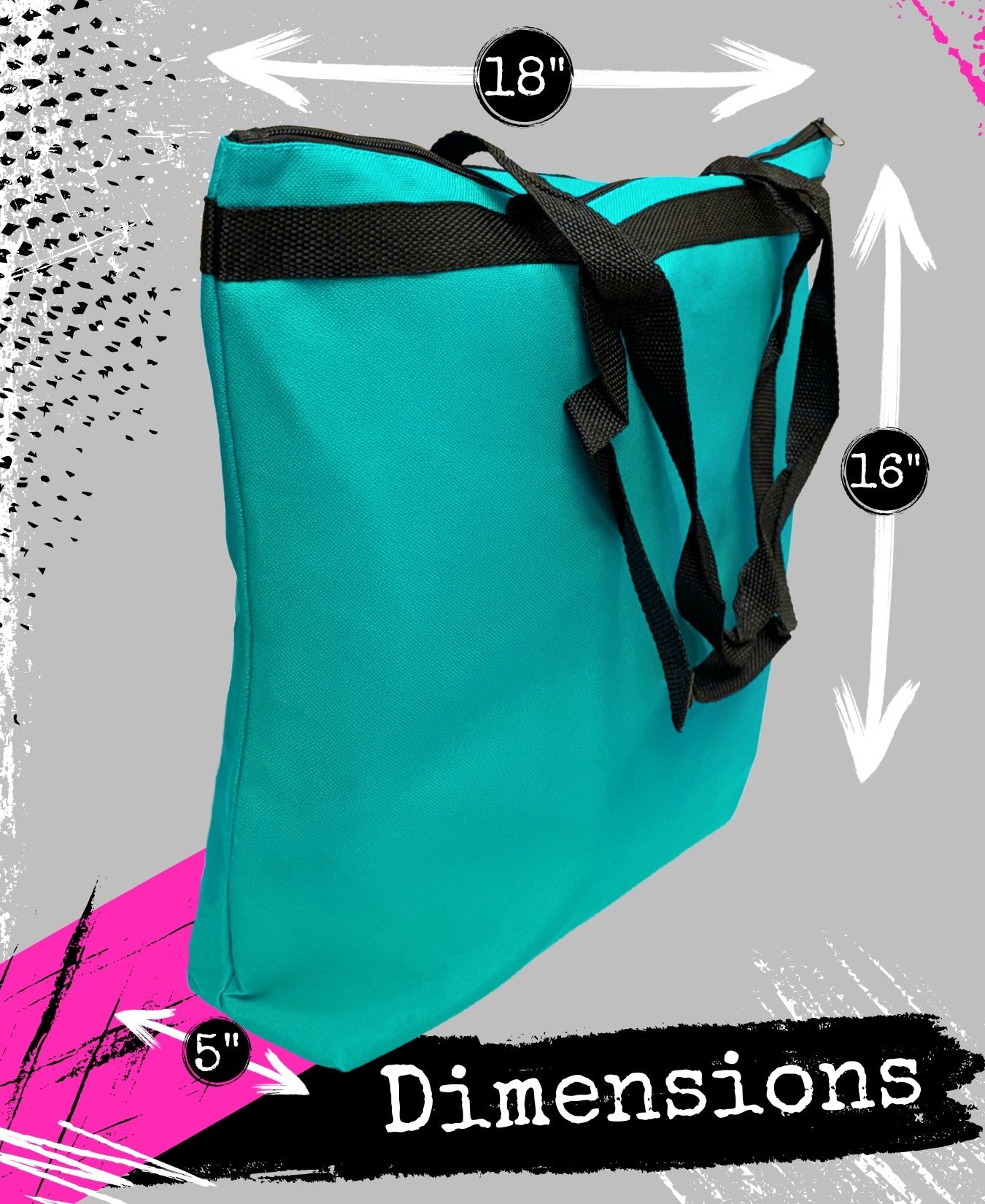 How Strong We Are Darcey Tote Bag - Teal