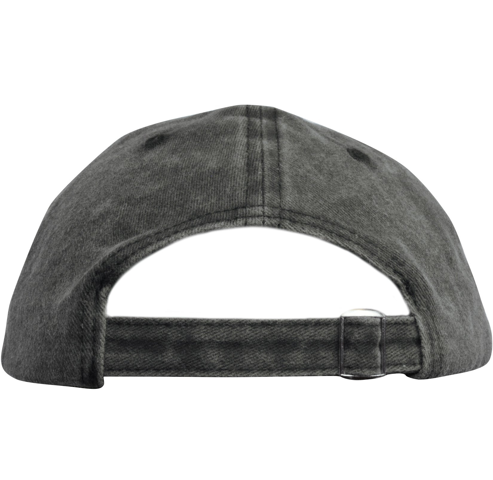 Chemo Hair Don't Care Embroidered Cap - Washed Black w/ Pink