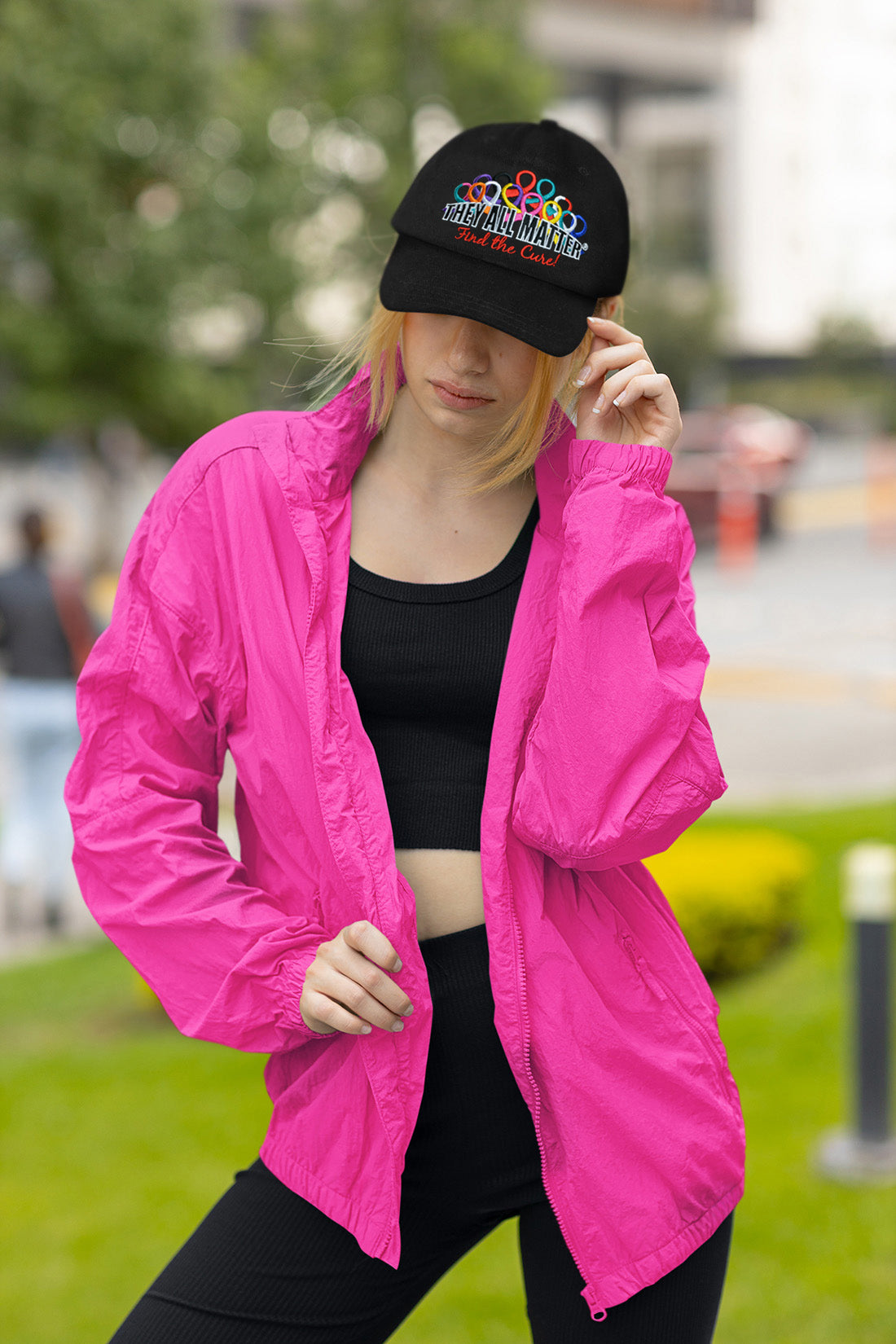 They All Matter Embroidered Cap - Black