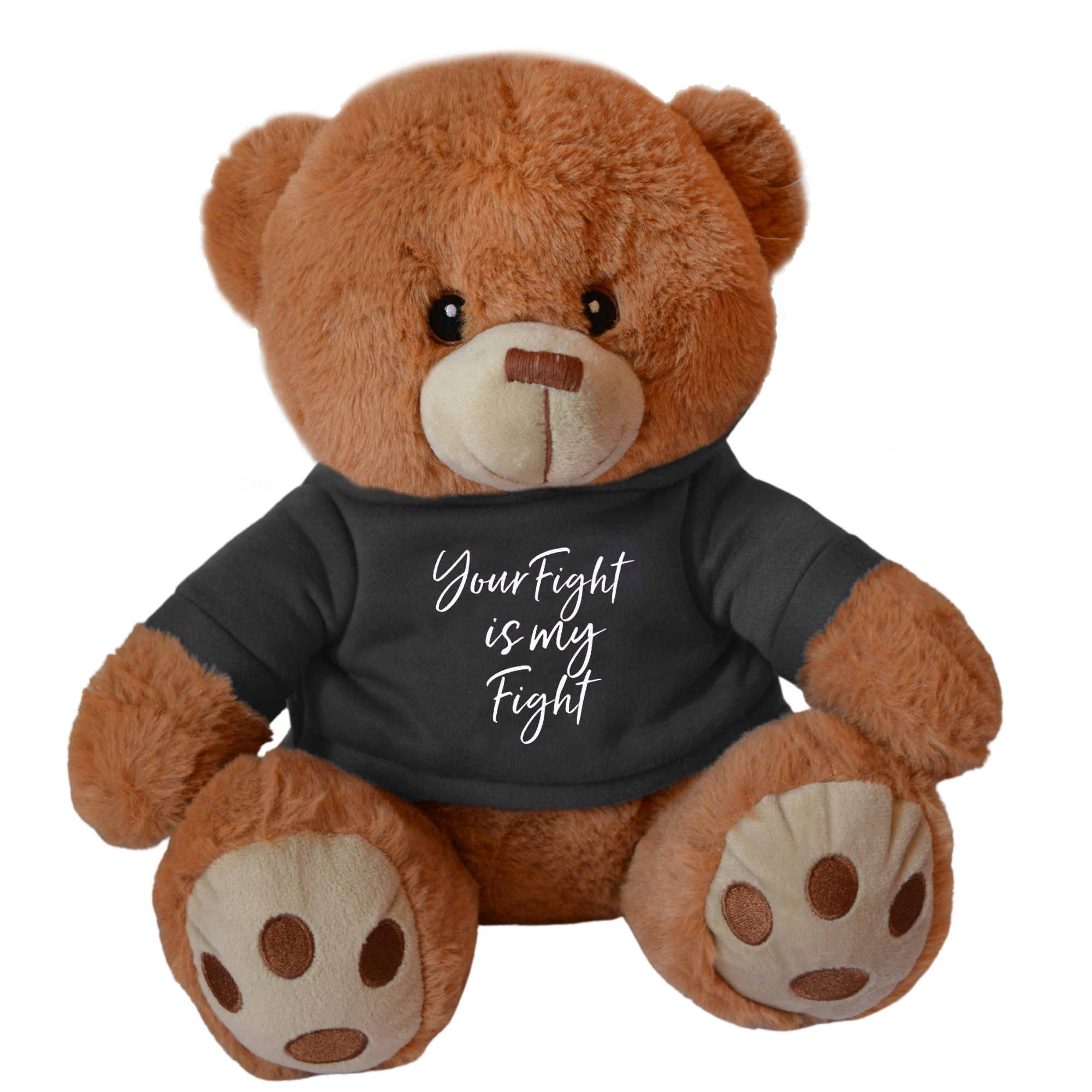 Your Fight Is My Fight Fight Pal Teddy Bear - Black