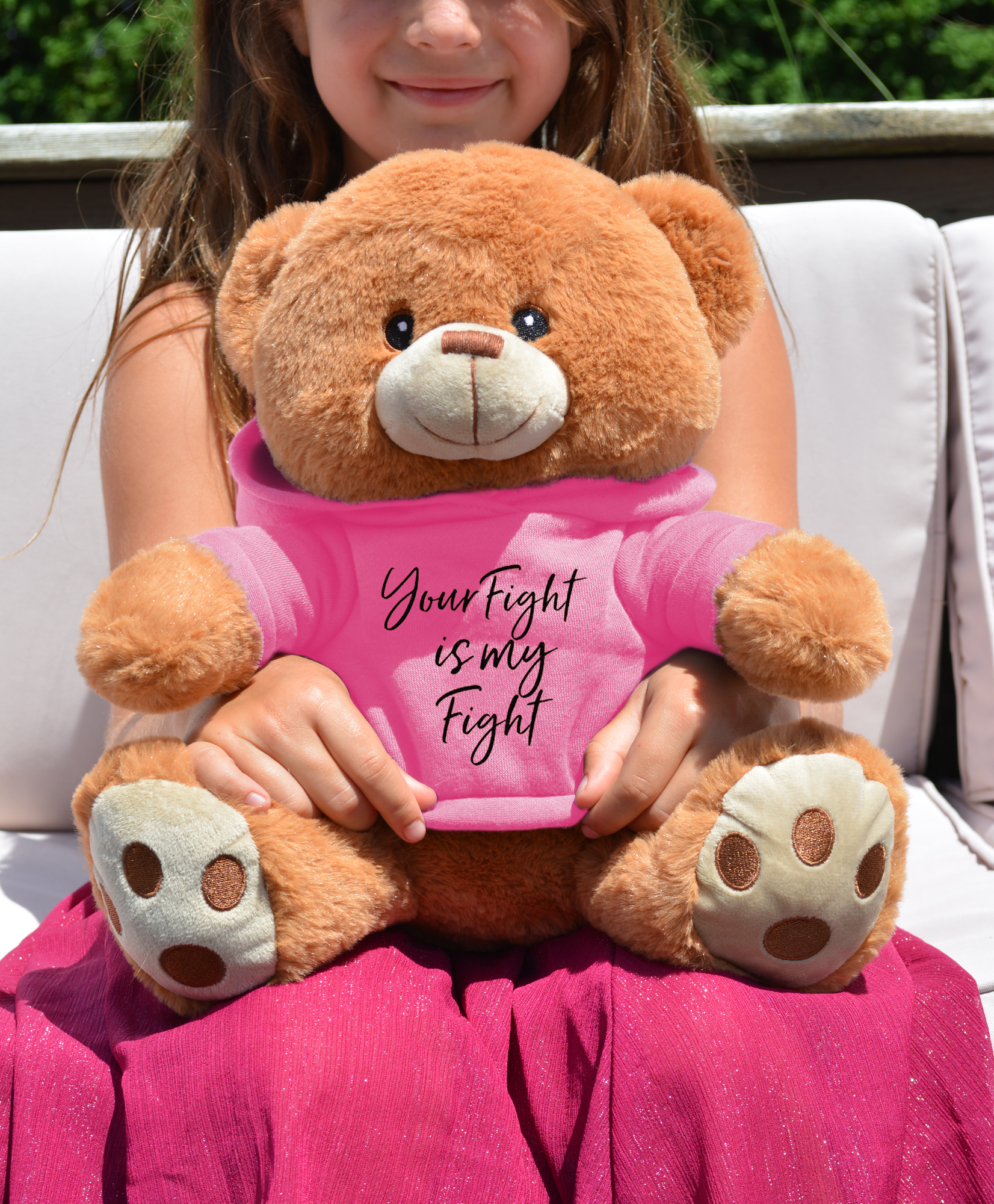 Your Fight Is My Fight Fight Pal Teddy Bear - Pink