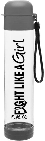 Fight Like a Girl Water Bottle for Brain Cancer, Diabetes, Juvenile Diabetes, Brain Tumor, Parkinson's 