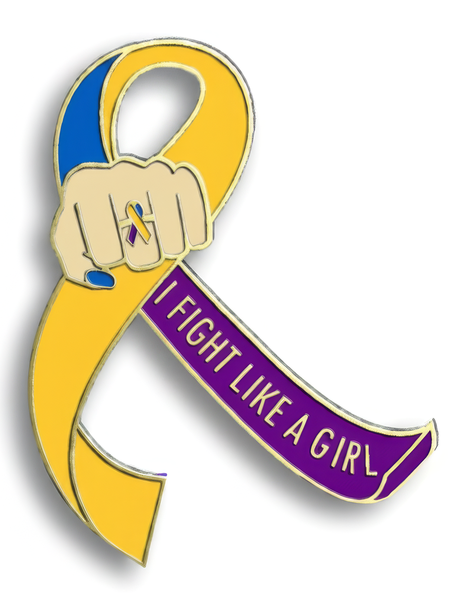 bladder_cancer_lapel_pin_fight_like_a_girl