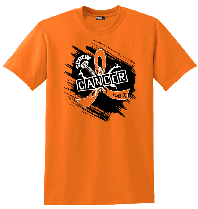 Screw Cancer In Orange For Leukemia
