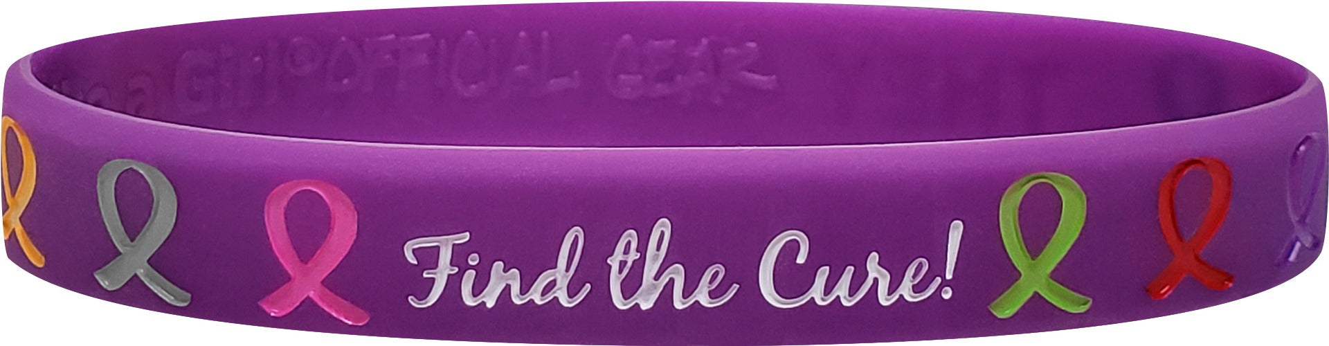 They All Matter Silicone Wristband - Blackberry