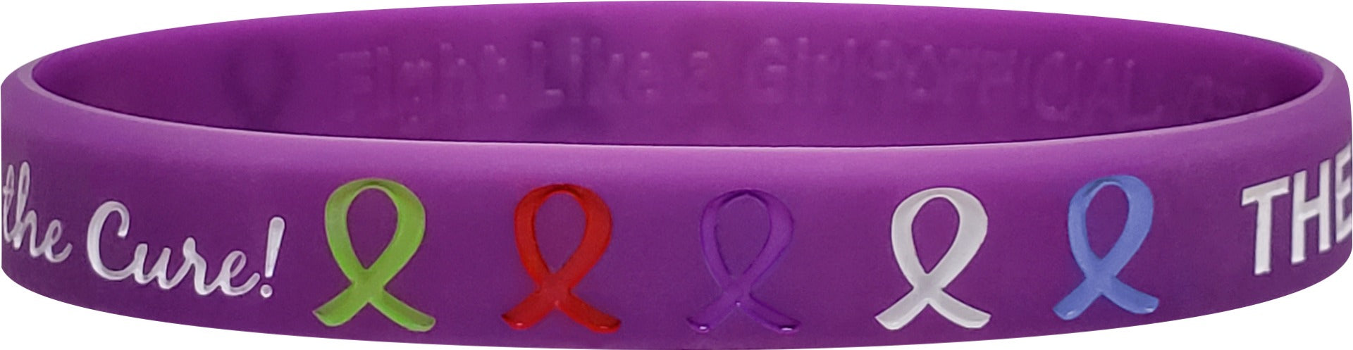 They All Matter Silicone Wristband - Blackberry