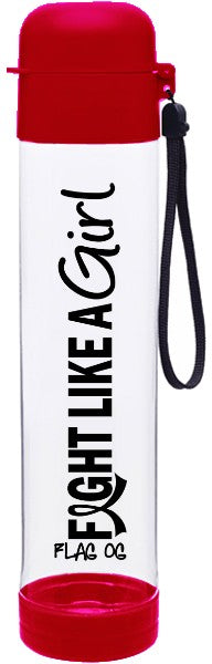 Fight Like a Girl Water Bottle Heart Disease, AIDS, Blood Cancer