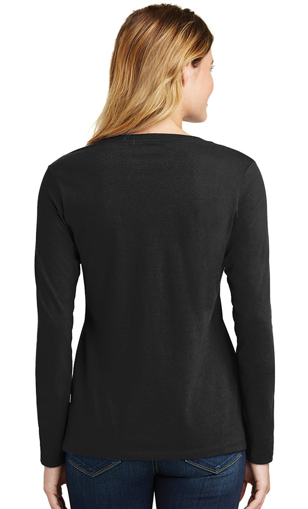 "They All Matter" Ladies' Long-Sleeved V-Neck T-Shirt