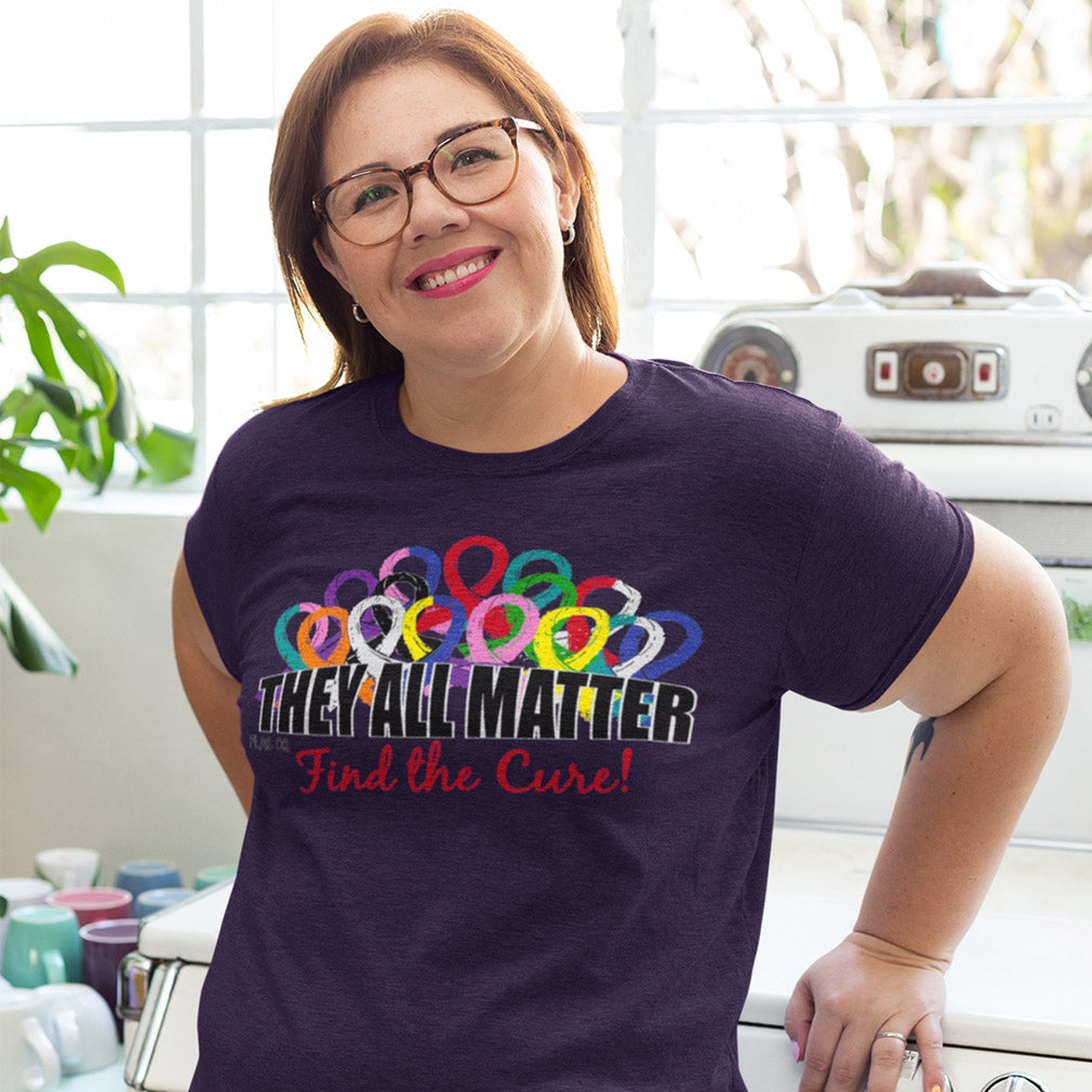 They All Matter Unisex T-Shirt - Blackberry